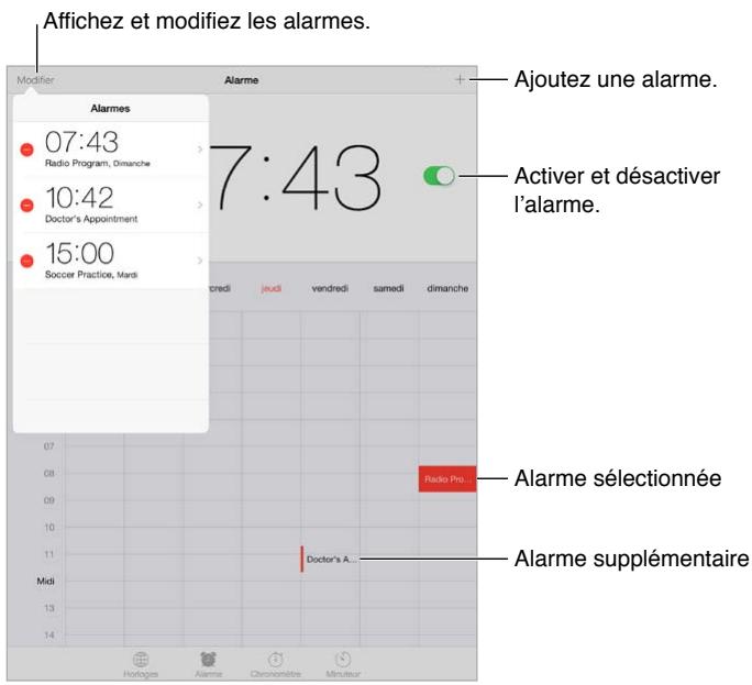 APPLE IPAD MINI 7,9 - Alarmes et minuteurs - 1