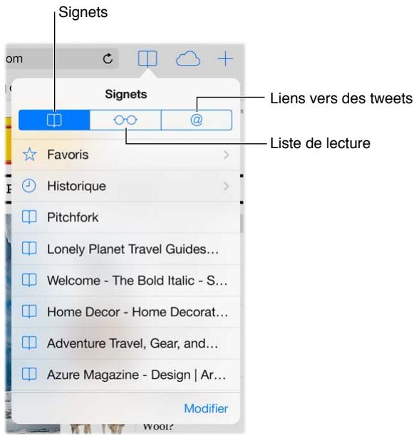APPLE IPAD MINI 7,9 - Conserver des signets - 1