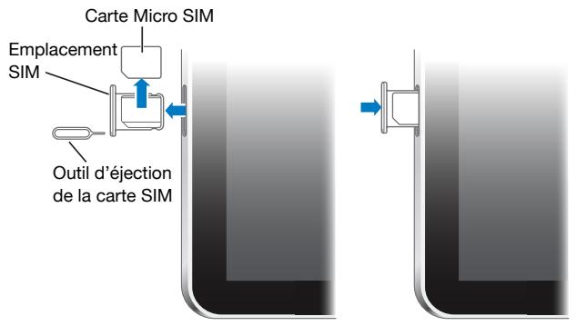 APPLE IPAD PRO 12 - Ejection de la carte micro SIM - 1