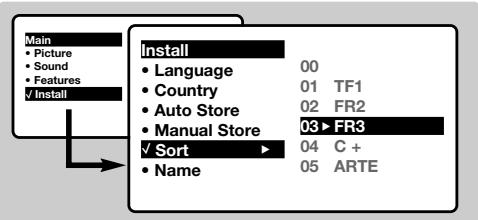 PHILIPS 14PT1686/58G - Program sort - 1