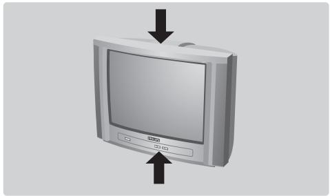 PHILIPS 14PT1686/58V - Tlačítka na televizoru - 1