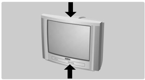 PHILIPS 14PT1686/58V - Przyciski na odbiorniku - 1