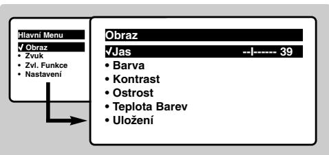 PHILIPS 14PT1686/58V - Nastavení obrazu - 1