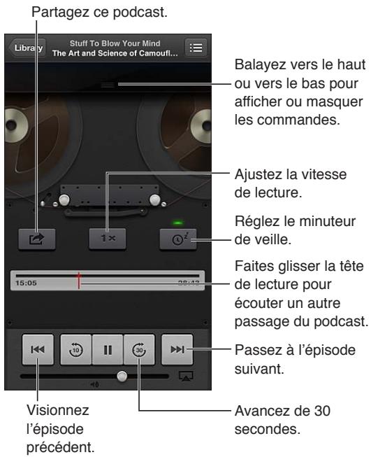 APPLE IPHONE 6S - Pour obtaining des podcasts : - 1
