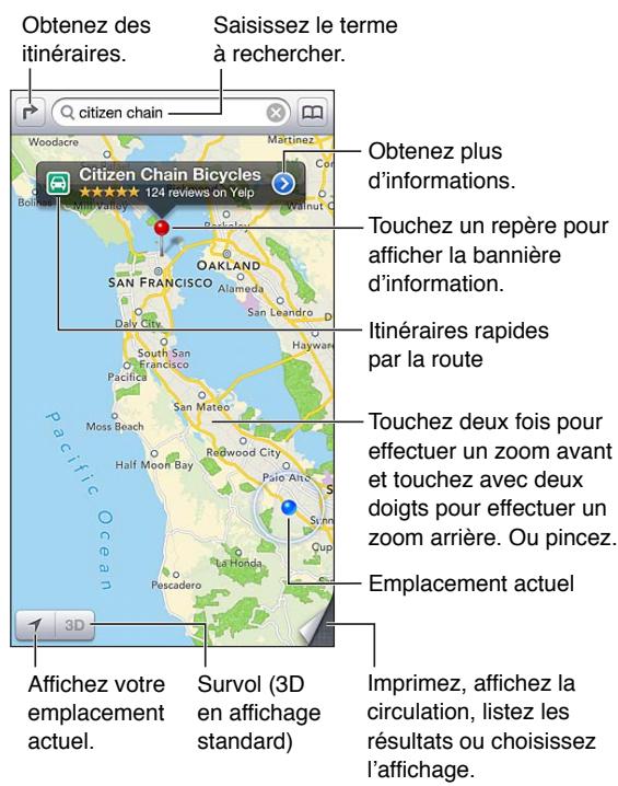 APPLE IPHONE 6S - Recherche de lieux - 1