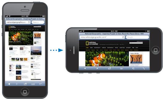 APPLE IPHONE 6S - Orientations portrait et paysage - 1