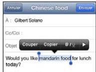 APPLE IPHONE 6S - Modification de texte - 2