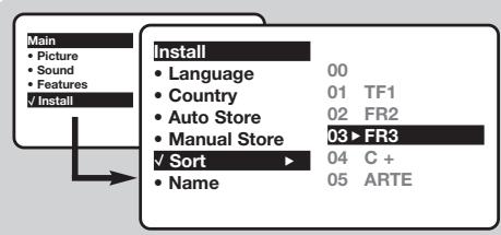 PHILIPS 15PT2966 - Program sort - 1