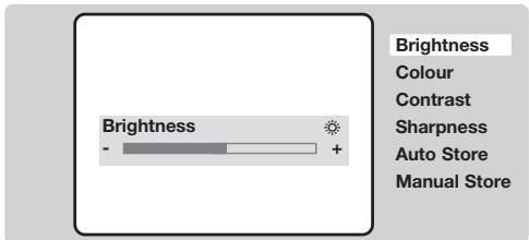 PHILIPS 21PT1557 - Other settings in the menu - 1