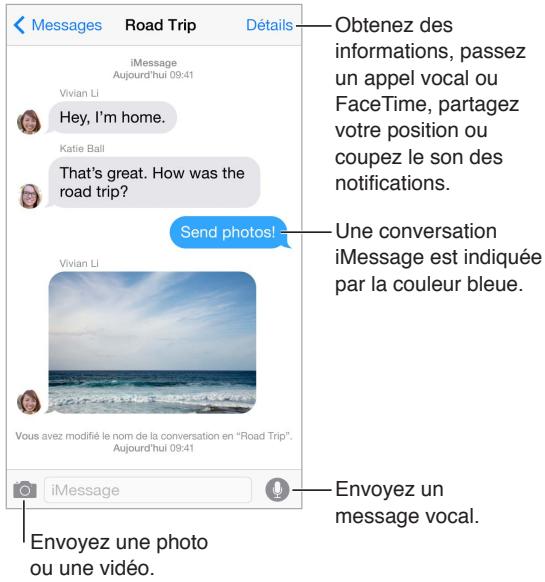 APPLE IPHONE SE - Envoyer et receivevoir des messages - 1