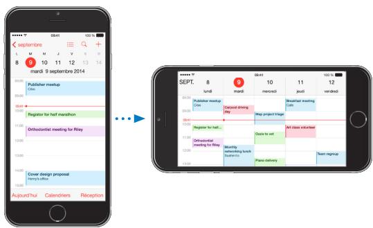 APPLE IPHONE SE - Modifier l'orientation de l'écran - 1