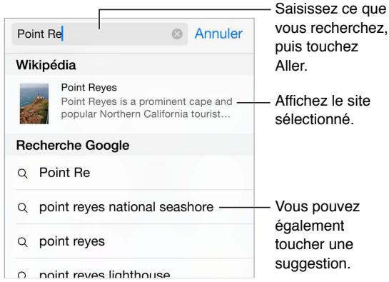 APPLE IPHONE SE - Effectuer des recherches sur le web - 1