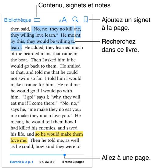 APPLE IPHONE SE - Lire un livre - 1