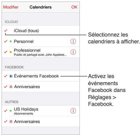 APPLE IPHONE SE - Utiliser plusieurs calendriers - 1