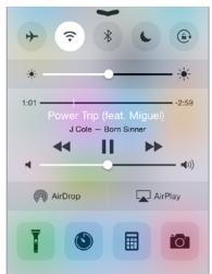 APPLE IPHONE SE - Centre de contrôle - 1