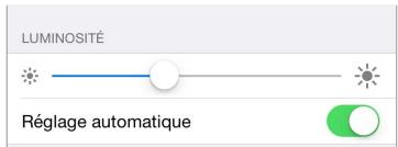 APPLE IPHONE SE - Régler la luminosité de l'écran - 1