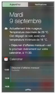APPLE IPHONE SE - Centre de notifications - 1