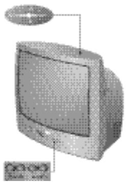 PHILIPS 28PT4404 - Przyciski odiornika - 1