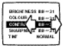 PHILIPS 28PT4404 - To adjust a menu: - 5