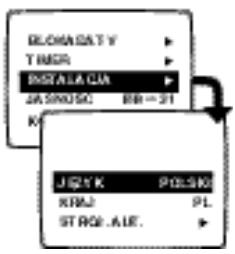 PHILIPS 28PT4404 - Inne ustawenia menu INSTALACJA - 1