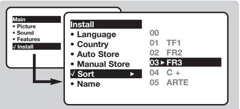 PHILIPS 28PT4458 - Program sort - 1
