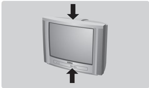 PHILIPS 28PT4458 - Les touches du téléviseur - 1