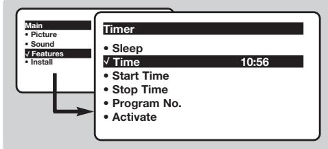 PHILIPS 28PT5107 - Timer function (only available on certain versions) - 1