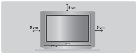 PHILIPS 29PT8509 - Placering av TV-apparaten - 1