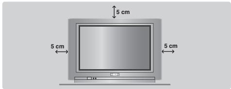 PHILIPS 29PT8509 - Plaatsen van het tevisietoestel - 1