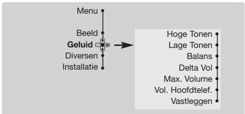 PHILIPS 29PT8509 - Instellen van het geluid - 1