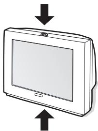 PHILIPS 29PT8640 - Toetsen van het TV toestel - 1