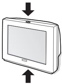 PHILIPS 29PT8640 - The keys on the TV set - 1