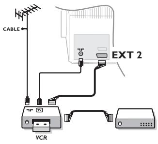 PHILIPS 29PT8640 - Raccordements - 1