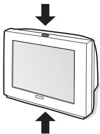 PHILIPS 29PT8640 - As teclas do televisor - 1