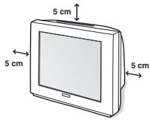PHILIPS 29PT8640 - ① Posizionamento del televisore - 1