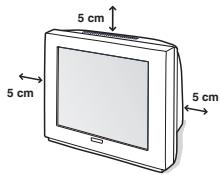 PHILIPS 29PT8640 - ① Televizyonun yerleştirilmesi - 1