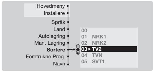 PHILIPS 29PT8640 - Kanalsortering - 1