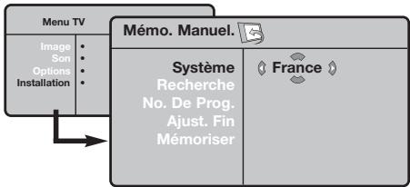 PHILIPS 32PF5320 - Mémorisation manuelle - 1