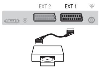PHILIPS 32PF5320 - Liitä dekooderi kuvanauhuriin - 1