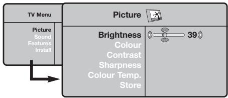 PHILIPS 32PF5320 - Picture settings - 1