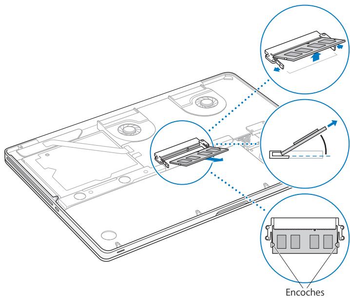 APPLE MACBOOK PRO 17 POUCES 2011 - Pour installer de la mémoire supplémentaire dans votre macbook pro : - 1
