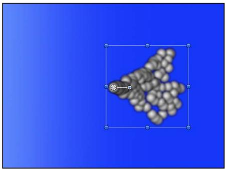 APPLE MOTION 5 - Pour modifier l'apparence des particules à l'aide de la palette de l'émetteur - 4
