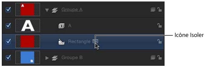 Groupe A A Rectangle Groupe B Icône Isoler