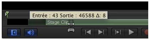 Entrée : 43 Sortie : 46588 Δ: 8 Stage Click