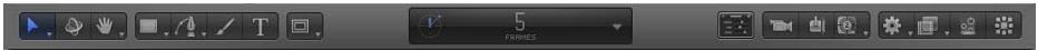 APPLE MOTION 5 - Commandes de la barre d'outils - 1