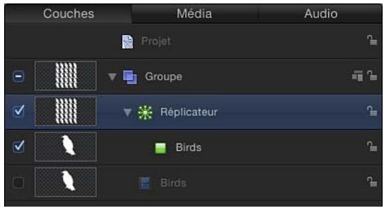 Couches Média Audio Projet Groupe Réplicateur Birds Birds