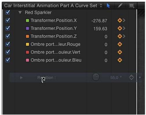 Car Interstitial Animation Part A Curve Set Red Sparkler Transformer.Position.X -276.87 Transformer.Position.Y 159.63 Transformer.Position.Z 0 Ombre port...leur.Rouge 0 Ombre port...ouleur.Vert 0 Ombre port...ouleur.Bleu 0 Rotation : 55.0