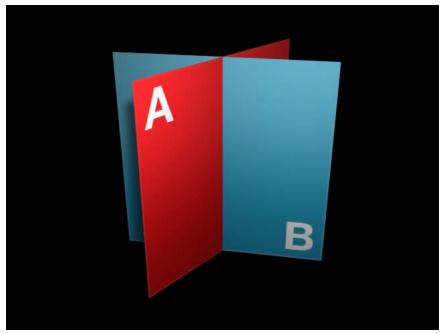 APPLE MOTION 5 - Exemples de tramage de groupe 2D et de groupe 3D - 2