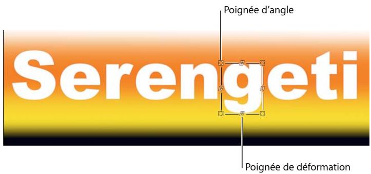 Serengeti Poignée d'angle Poignée de déformation