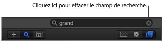 Cliquez ici pour effacer le champ de recherche. grand